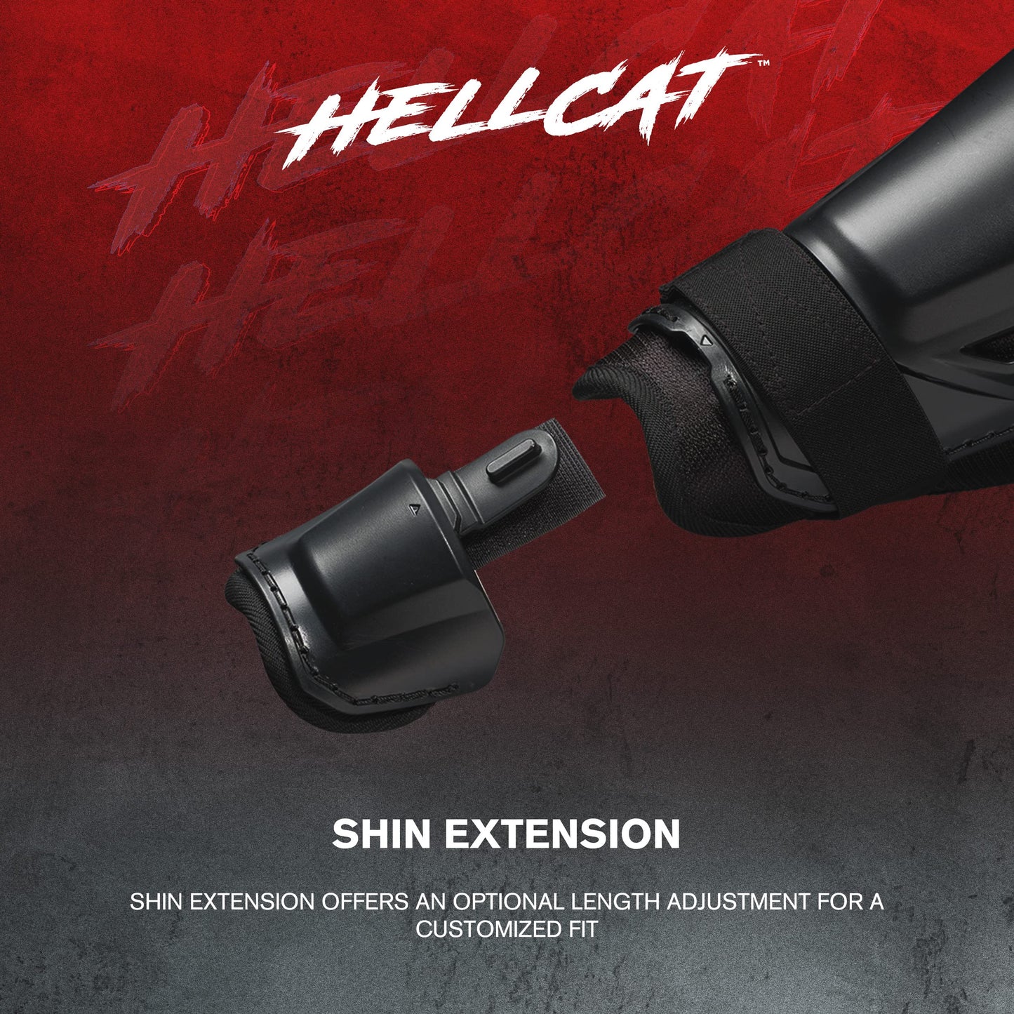 Easton | Hellcat Slowpitch Softball Leg Guards | L/XL | Black, L/XL | 16.5" (Knee to Ankle)